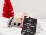 MENS SHAVE BAR + SOAP DISH GIFT SET